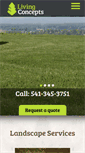 Mobile Screenshot of livingconceptslandscape.com